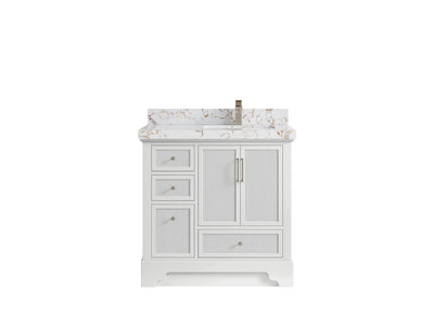 Alys 36 in. W x 22 in. D Right Offset Sink Bathroom Vanity