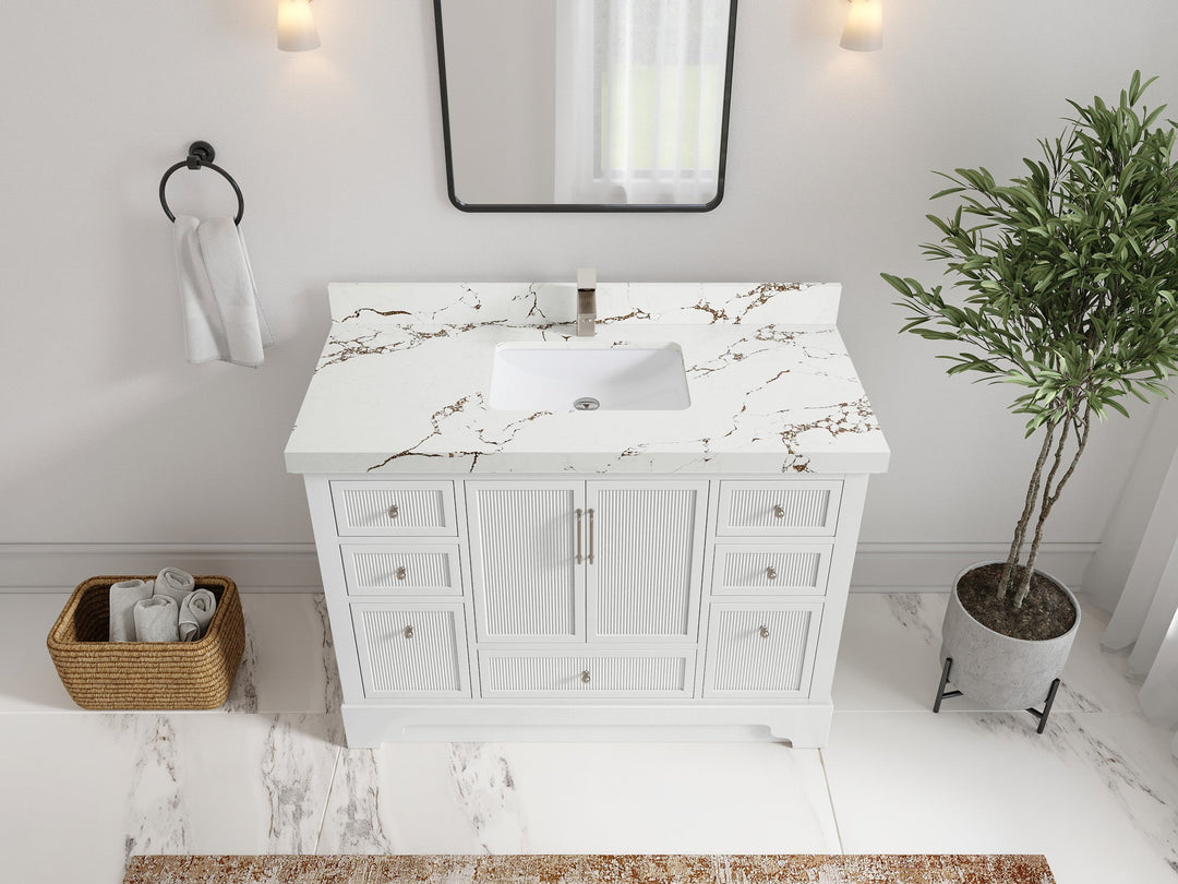 Alys 48 in. W x 22 in. D Single Sink Bathroom Vanity
