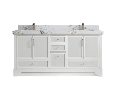 Alys 72 in. W x 22 in. D Double Sink Bathroom Vanity