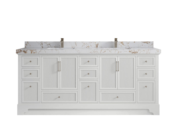 Alys 80 in. W x 22 in. D Double Sink Bathroom Vanity - photo 10