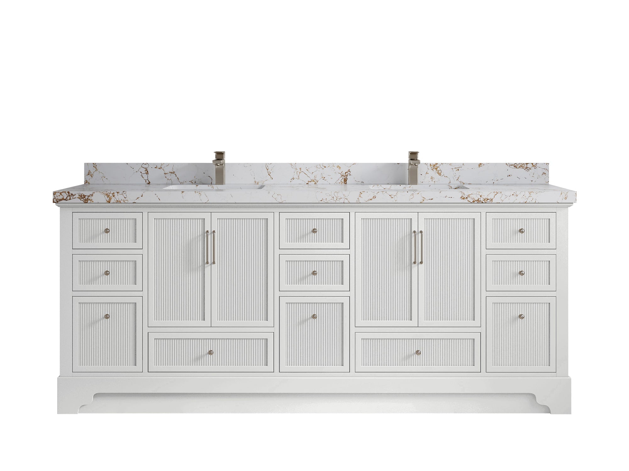 Alys 84 in. W x 22 in. D Double Sink Bathroom Vanity