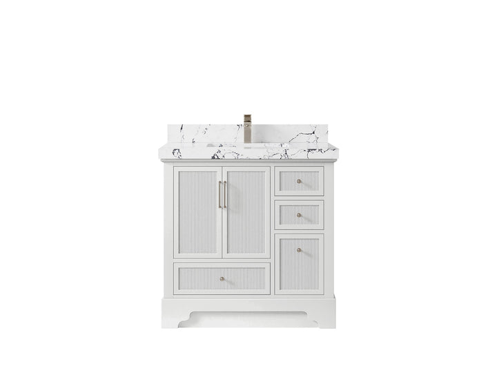 Alys 36 in. W x 22 in. D Center Sink Bathroom Vanity - photo 42