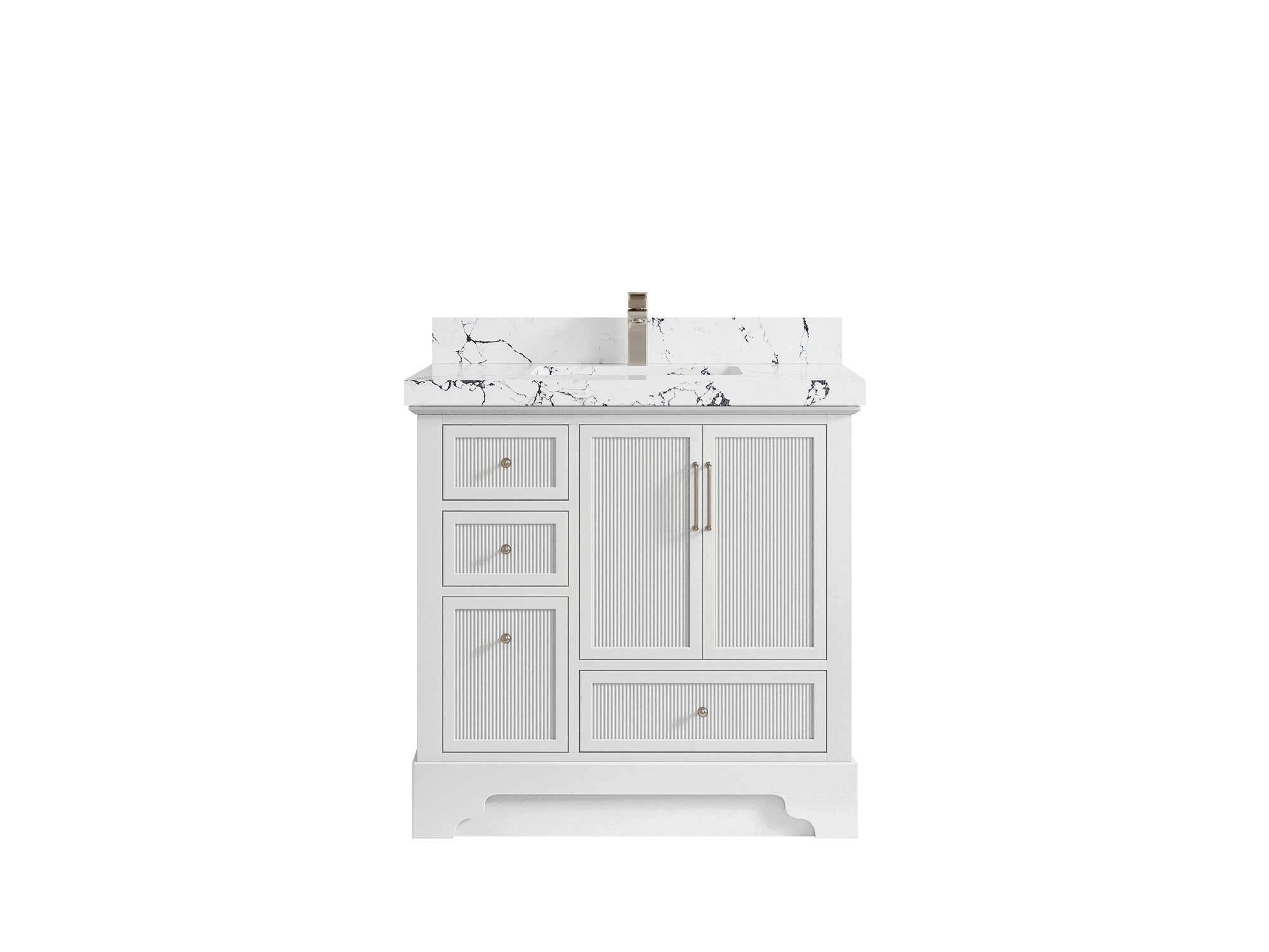 Alys 36 in. W x 22 in. D Center Sink Bathroom Vanity