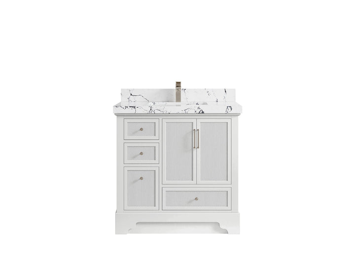 Alys 36 in. W x 22 in. D Center Sink Bathroom Vanity - photo 42