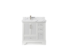 Alys 36 in. W x 22 in. D Left Offset Sink Bathroom Vanity - photo 42