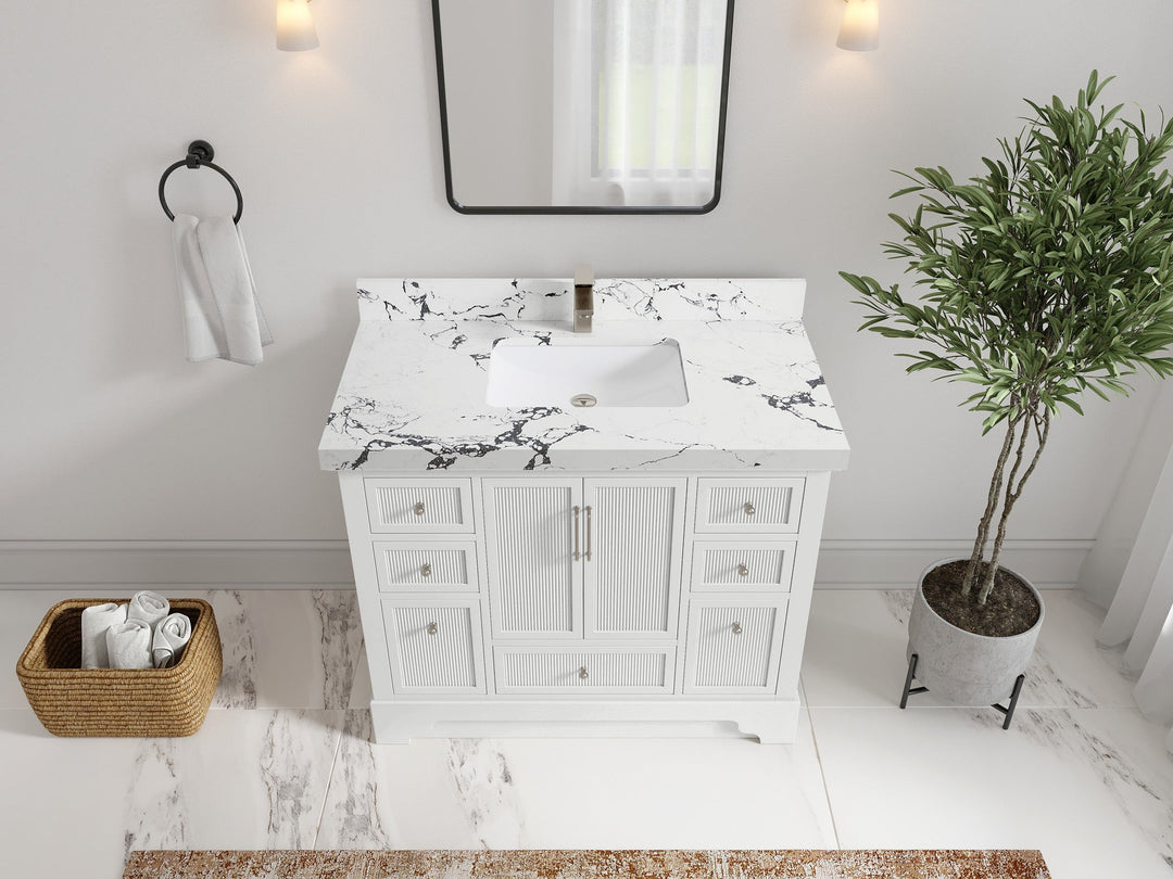 Alys 42 in. W x 22 in. D Single Sink Bathroom Vanity