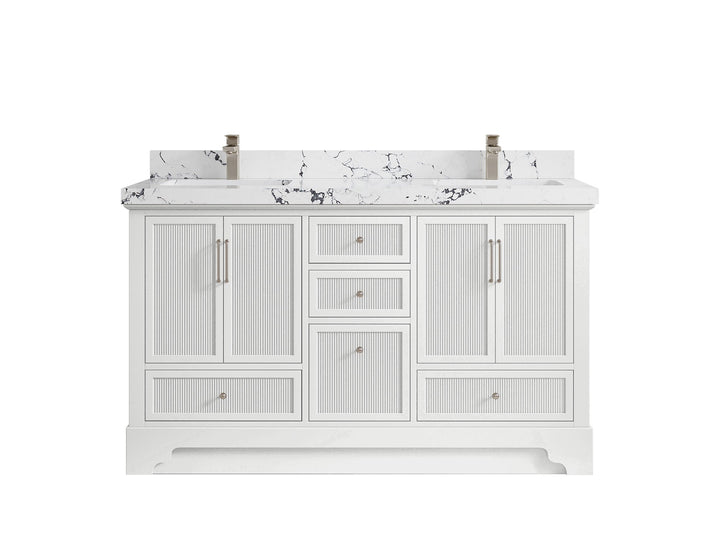 Alys 60 in. W x 22 in. D Double Sink Bathroom Vanity - photo 42