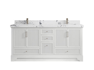 Alys 72 in. W x 22 in. D Double Sink Bathroom Vanity