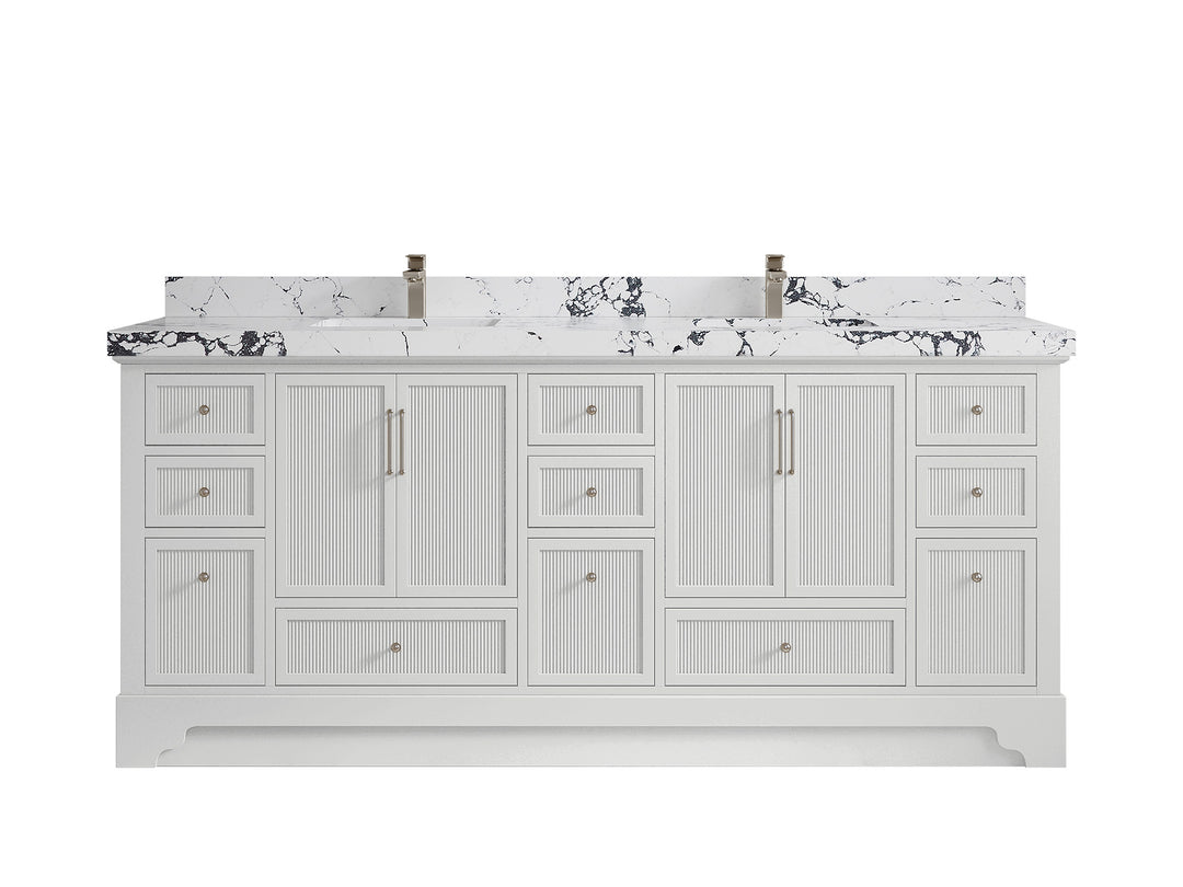 Alys 80 in. W x 22 in. D Double Sink Bathroom Vanity