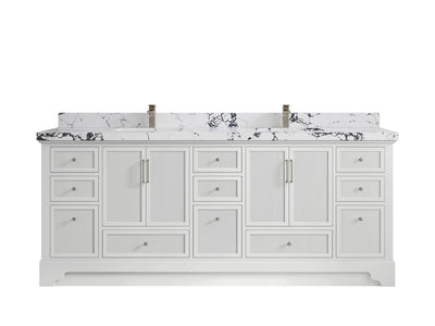 Alys 84 in. W x 22 in. D Double Sink Bathroom Vanity