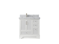 Alys 36 in. W x 22 in. D Left Offset Sink Bathroom Vanity - photo 36