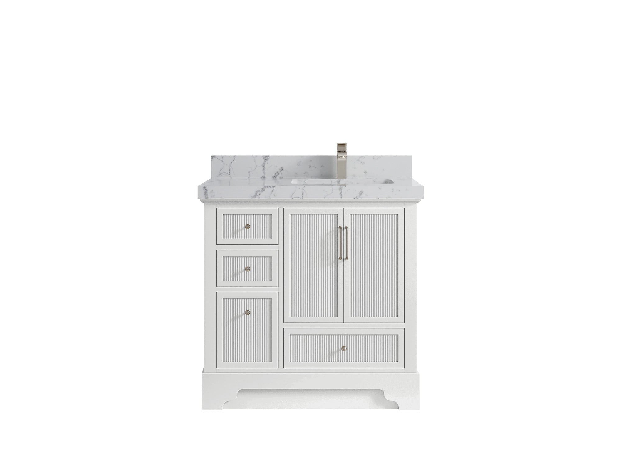 Alys 36 in. W x 22 in. D Right Offset Sink Bathroom Vanity