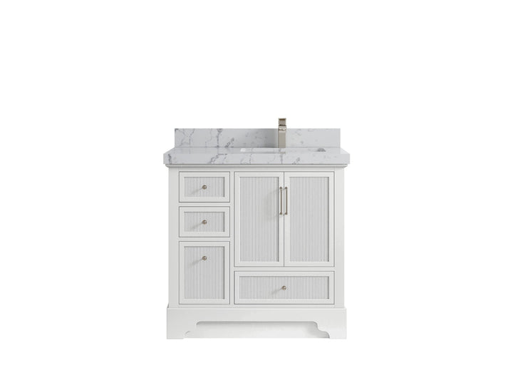 Alys 36 in. W x 22 in. D Right Offset Sink Bathroom Vanity - photo 36