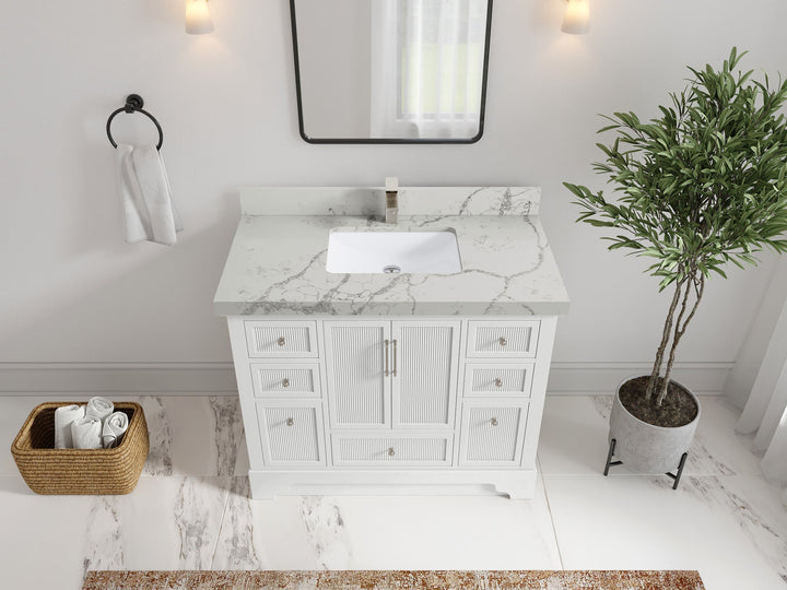 Alys 42 in. W x 22 in. D Single Sink Bathroom Vanity - photo 35