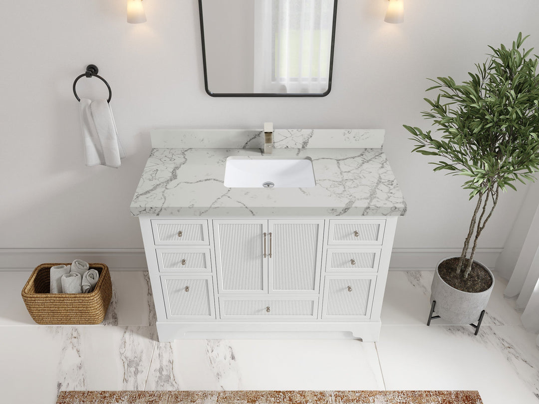 Alys 48 in. W x 22 in. D Single Sink Bathroom Vanity