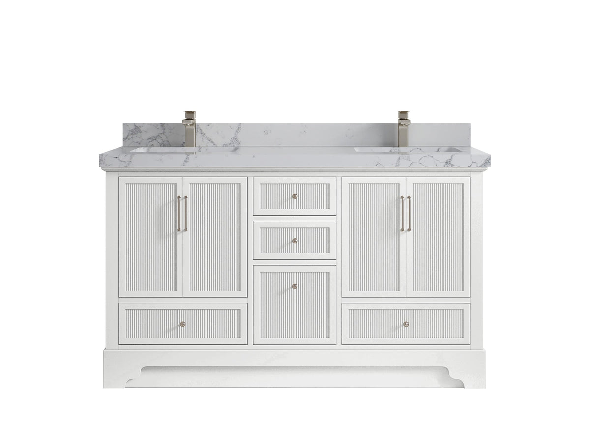 Alys 60 in. W x 22 in. D Double Sink Bathroom Vanity