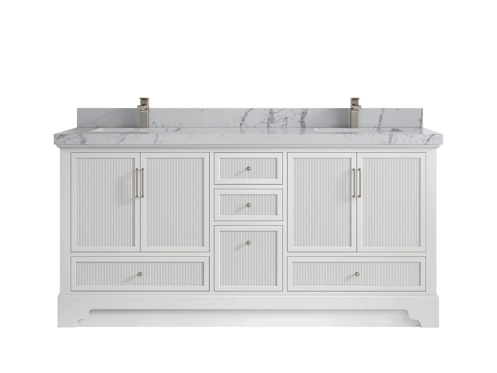 Alys 72 in. W x 22 in. D Double Sink Bathroom Vanity