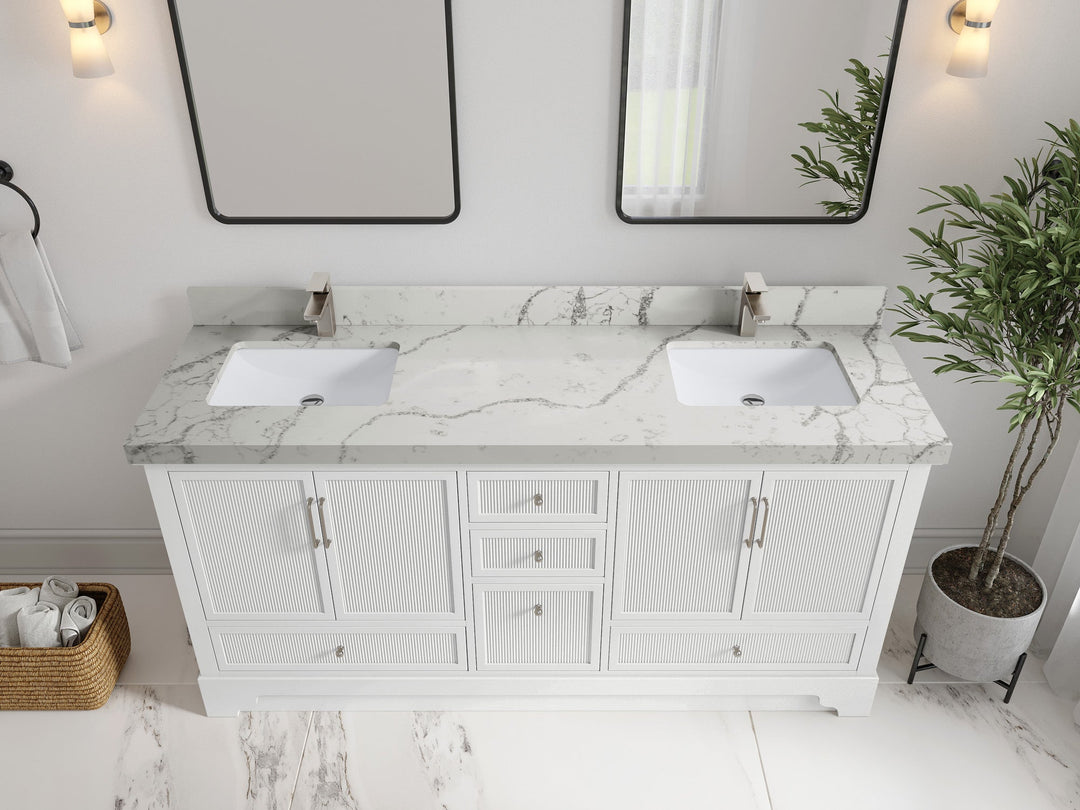 Alys 72 in. W x 22 in. D Double Sink Bathroom Vanity