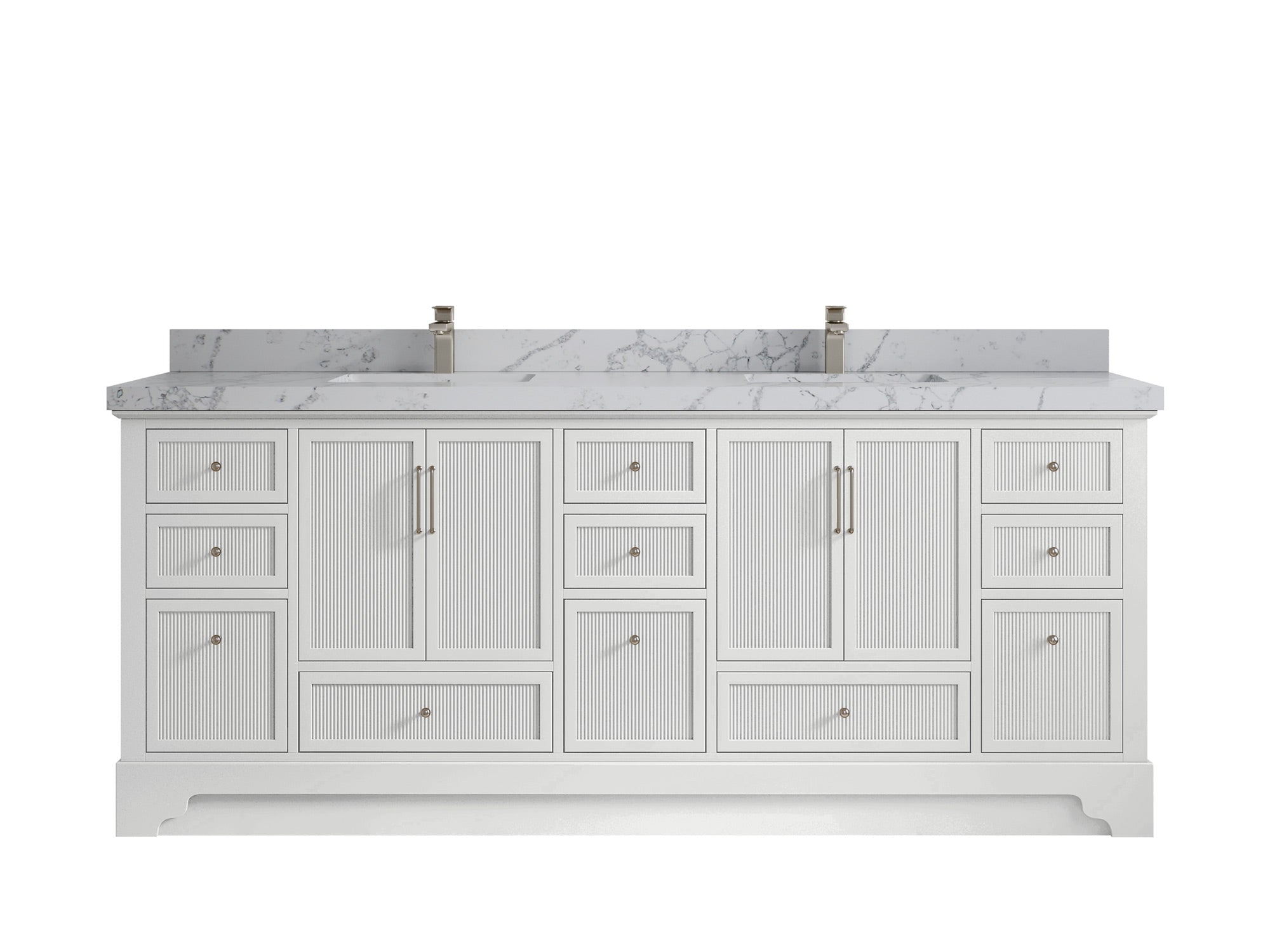 Alys 84 in. W x 22 in. D Double Sink Bathroom Vanity