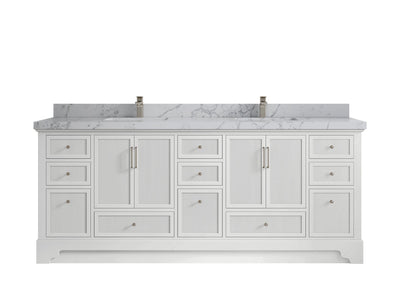 Alys 84 in. W x 22 in. D Double Sink Bathroom Vanity