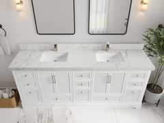 Alys 84 in. W x 22 in. D Double Sink Bathroom Vanity - photo 35