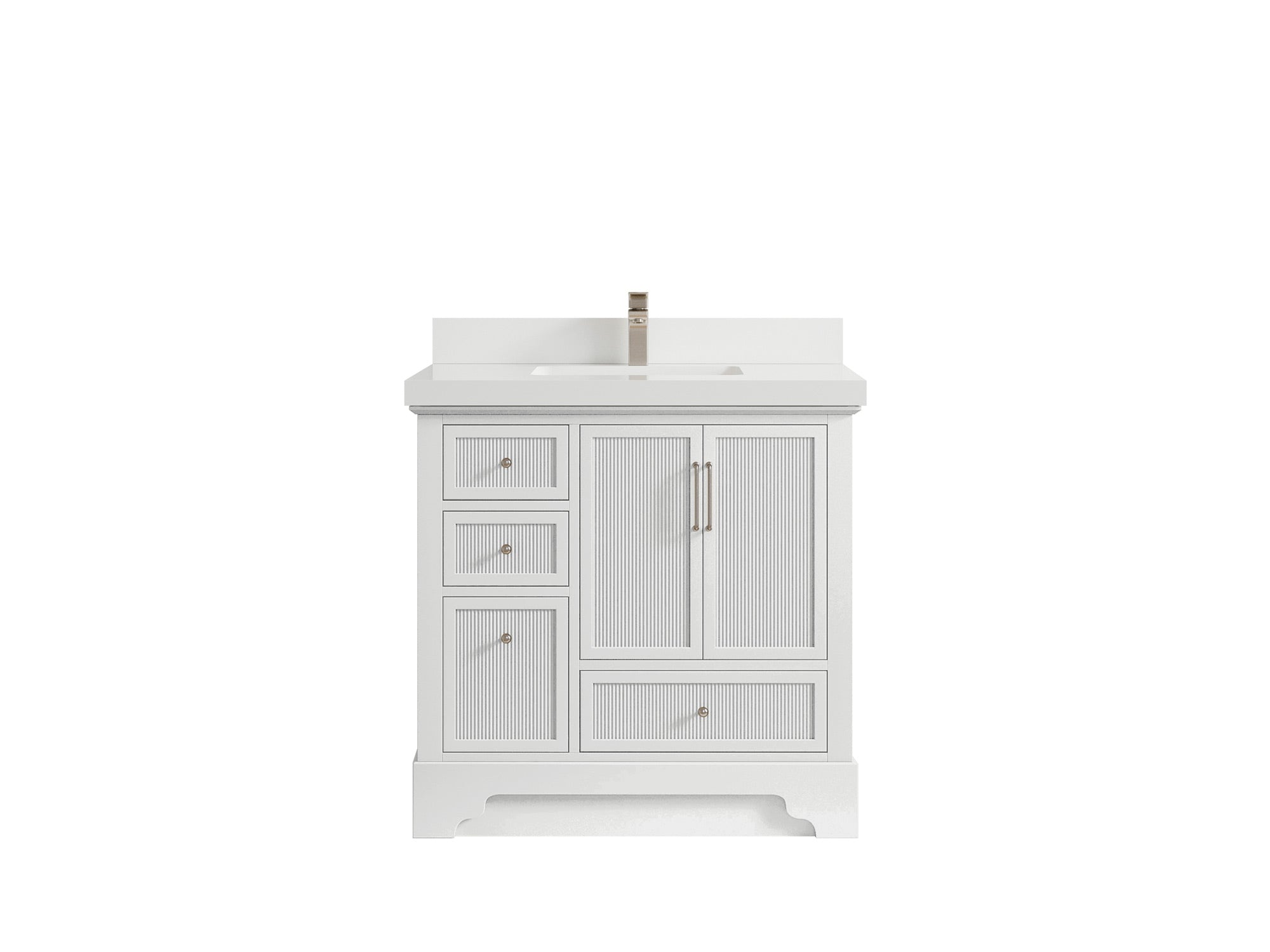 Alys 36 in. W x 22 in. D Center Sink Bathroom Vanity