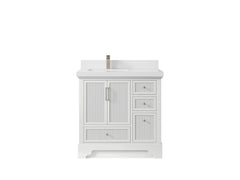 Alys 36 in. W x 22 in. D Left Offset Sink Bathroom Vanity - photo 28