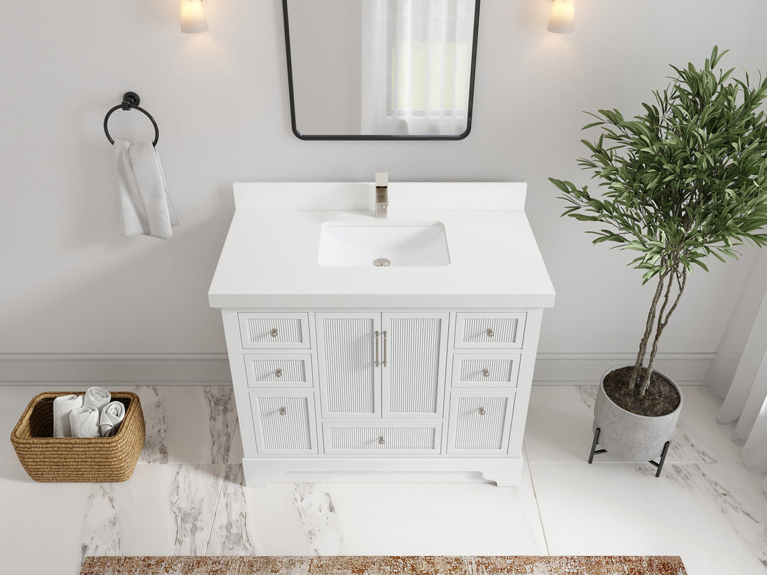Alys 42 in. W x 22 in. D Single Sink Bathroom Vanity