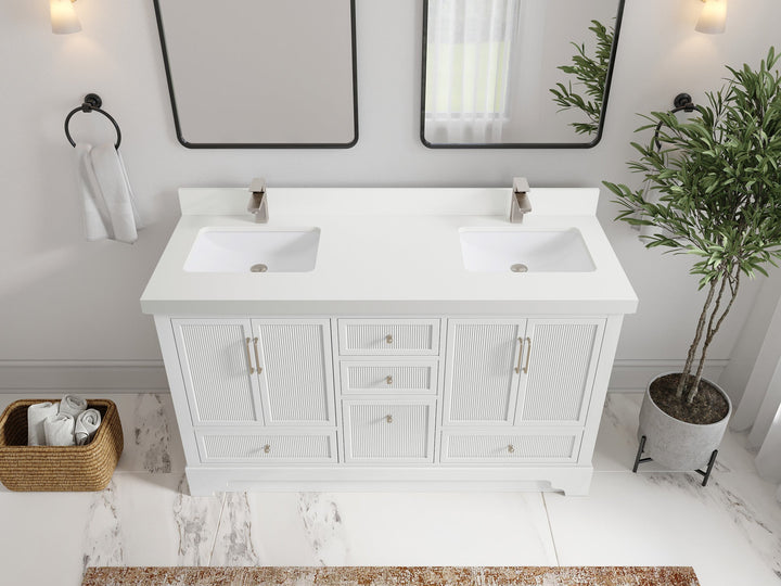 Alys 60 in. W x 22 in. D Double Sink Bathroom Vanity - photo 27