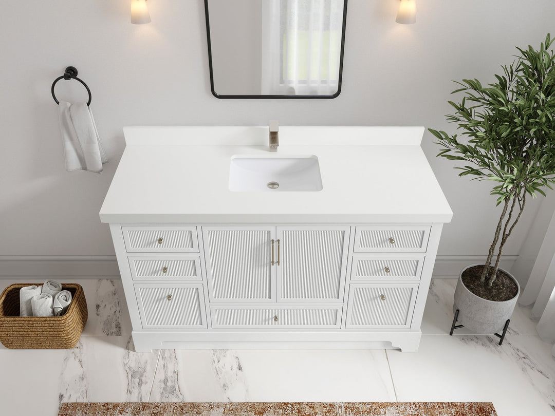 Alys 60 in. W x 22 in. D Single Sink Bathroom Vanity