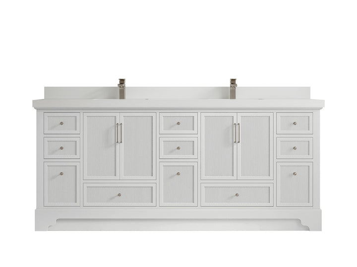 Alys 80 in. W x 22 in. D Double Sink Bathroom Vanity - photo 36