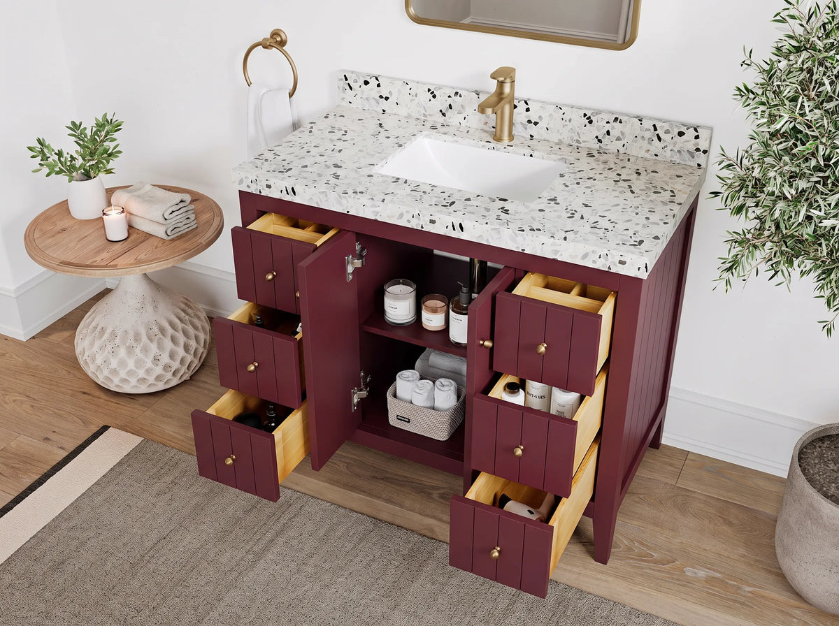 Atlanta 42 in. W x 22 in. D Single Sink Bathroom Vanity