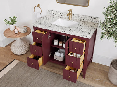 Atlanta 42 in. W x 22 in. D Single Sink Bathroom Vanity
