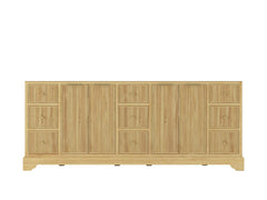 Austin Teak Wood 84 in. W x 22 in. D Double Sink Bathroom Vanity - photo 19