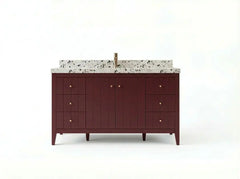 Atlanta 60 in. W x 22 in. D Single Sink Bathroom Vanity - photo 1