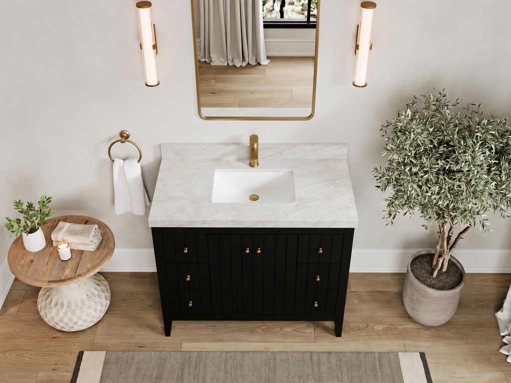 Atlanta 42 in. W x 22 in. D Single Sink Bathroom Vanity