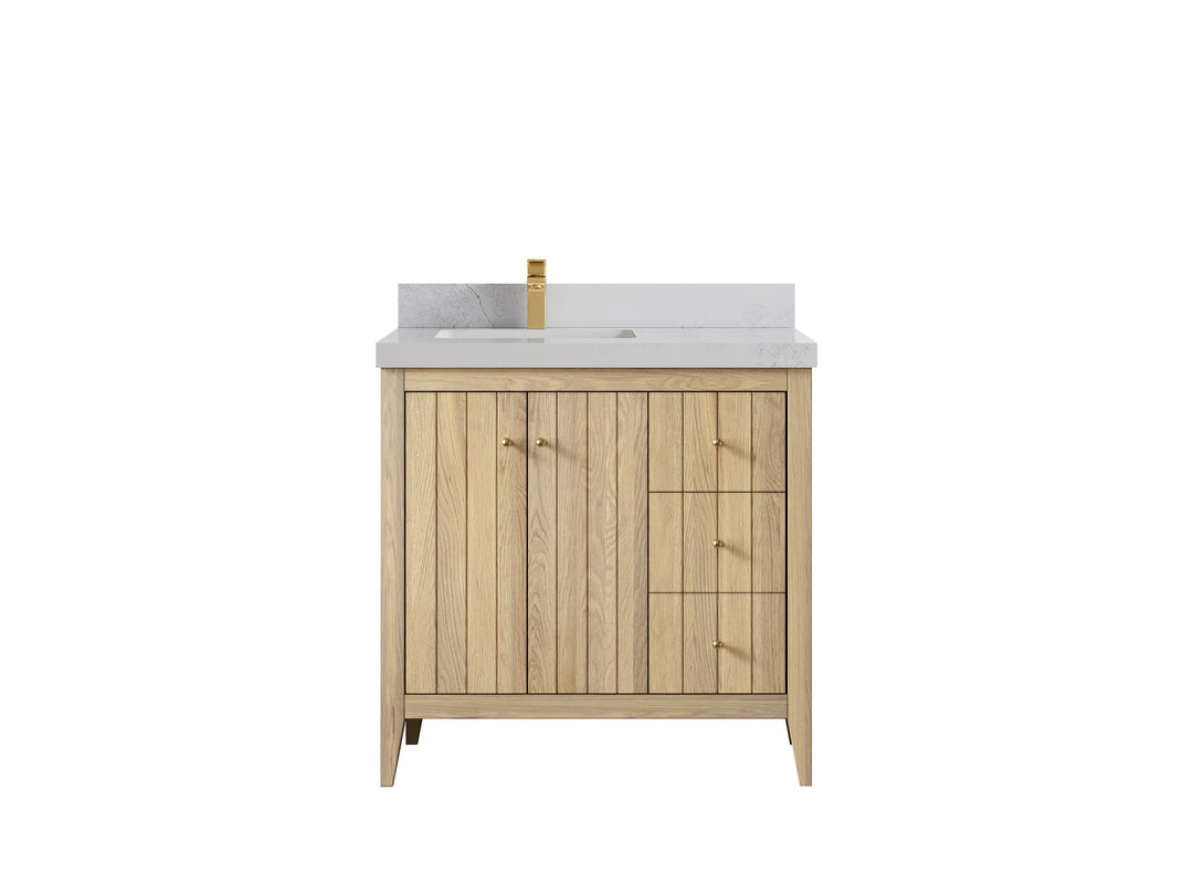 Oak_36 - Single Sink - Bathroom Vanity size 30 - 39 IN - photo 22