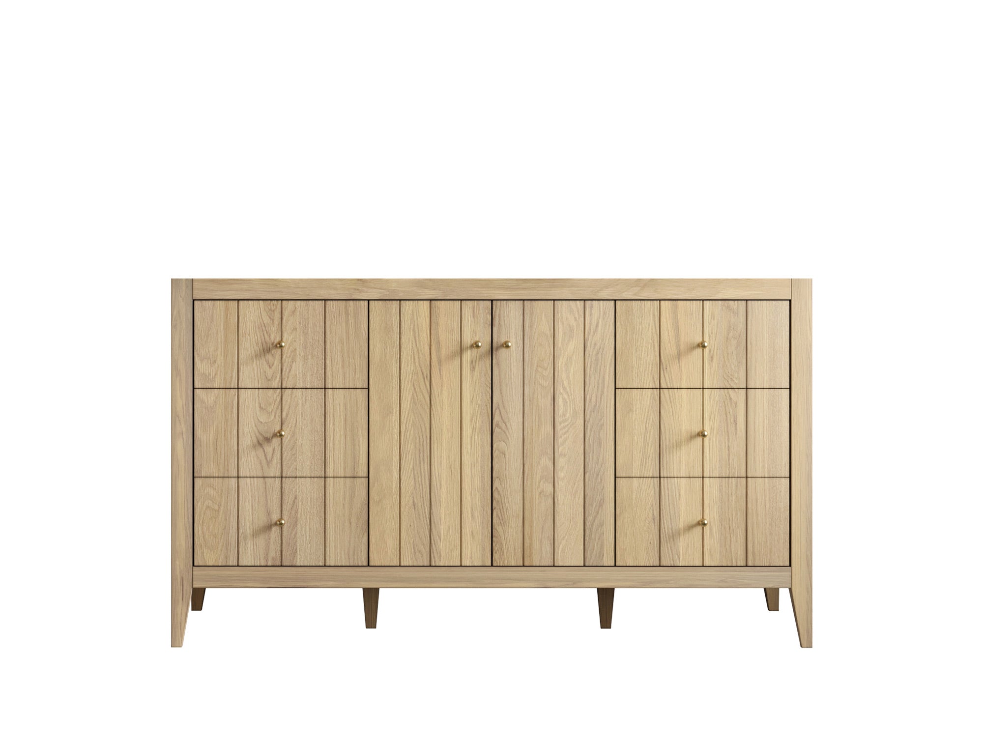 Atlanta White Oak 60 in. W x 22 in. D Single Sink Bathroom Vanity