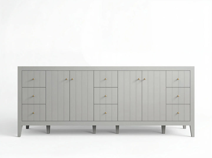 Atlanta 84 in. W x 22 in. D Double Sink Bathroom Vanity - photo 36