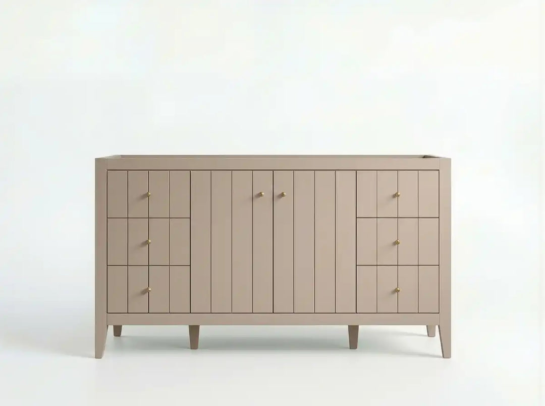 Atlanta 60 in. W x 22 in. D Single Sink Bathroom Vanity | 
              
                 Fine Grain Linen Beige
                
                  
             - ATL-CAB-FNG-59S - photo №36