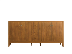 Atlanta Teak Wood 72 in. W x 22 in. D Double Sink Bathroom Vanity - photo 6