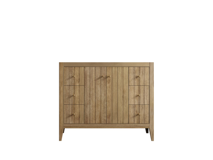 Atlanta Teak Wood 42 in. W x 22 in. D Single Sink Bathroom Vanity - photo 6