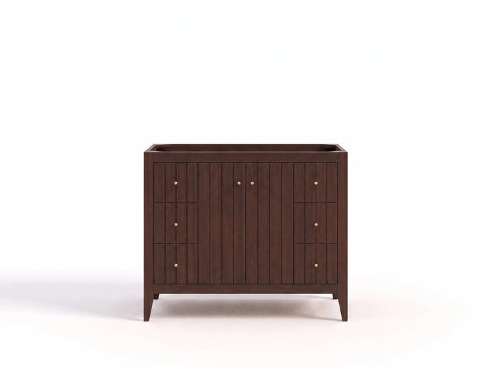 Atlanta Teak Wood 42 in. W x 22 in. D Single Sink Bathroom Vanity - photo 6