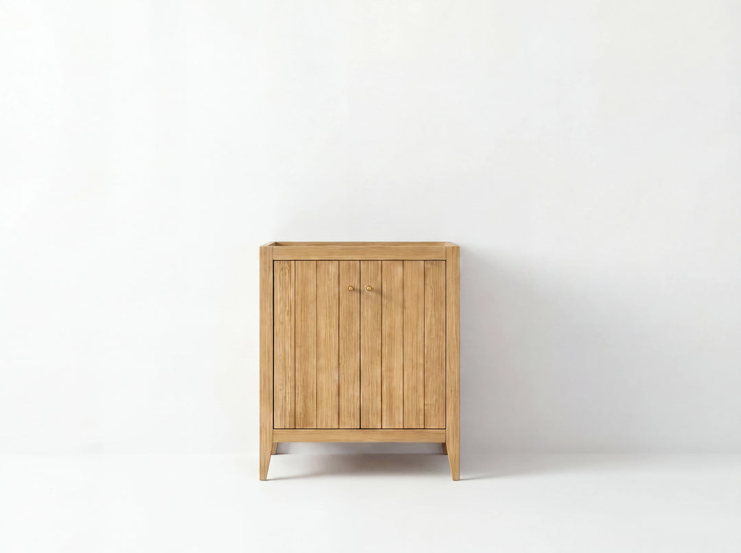 Atlanta Teak Wood 30 in. W x 22 in. D Single Sink Bathroom Vanity | 
              
                Light Natural Teak
                
                  
             - ATL-TK-CAB-LNT-29 - photo №41