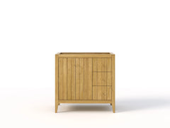 Atlanta 36 in. W x 22 in. D Teak Wood Center Sink Bathroom Vanity - photo 9