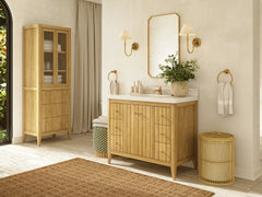 Atlanta Teak Wood 42 in. W x 22 in. D Single Sink Bathroom Vanity - photo 2