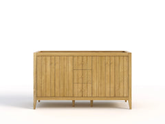 Atlanta Teak Wood 60 in. W x 22 in. D Double Sink Bathroom Vanity - photo 13