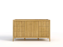 Atlanta Teak Wood 60 in. W x 22 in. D Single Sink Bathroom Vanity - photo 10