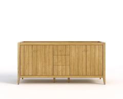 Atlanta Teak Wood 72 in. W x 22 in. D Double Sink Bathroom Vanity - photo 13