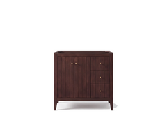 Atlanta 36 in. W x 22 in. D Teak Wood Center Sink Bathroom Vanity - photo 5